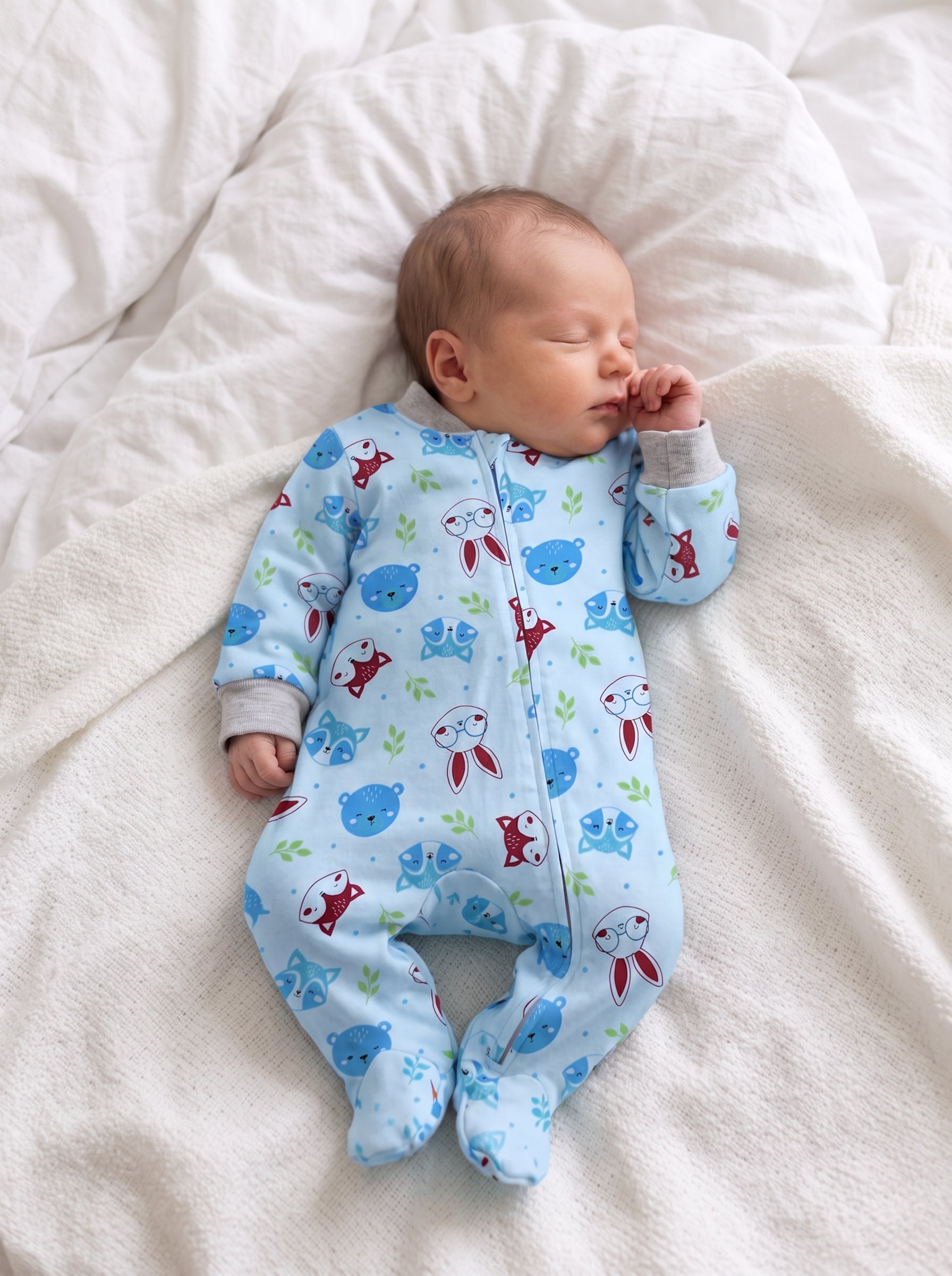 Pijama bebé térmica Poli-Algodón niño