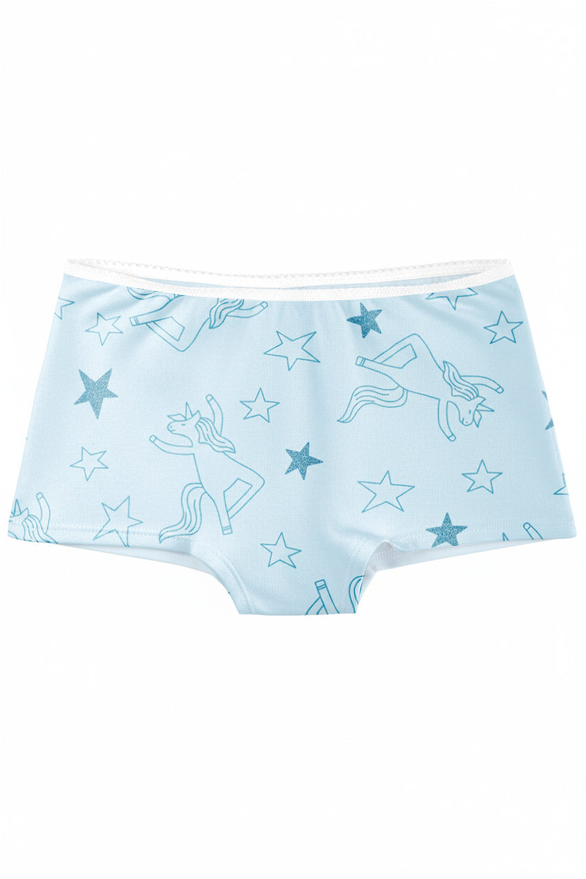 Panty boxer niña algodon estampado
