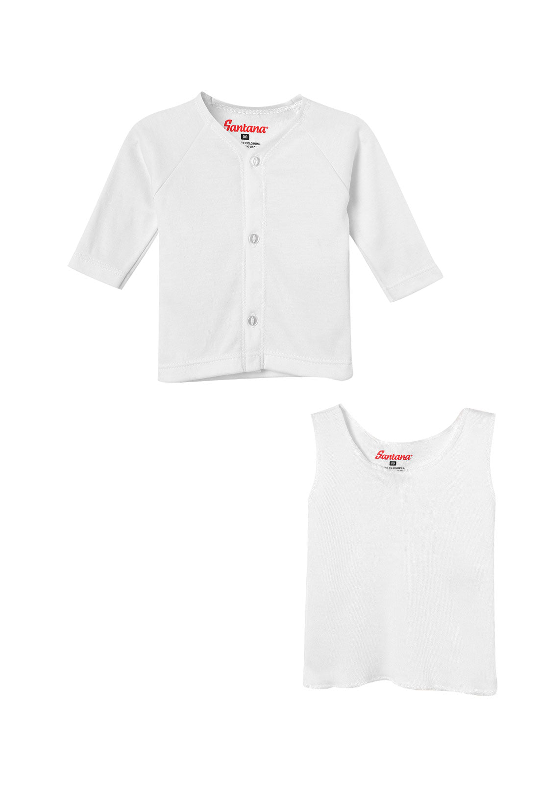 Juego de camisetas bebe algodón