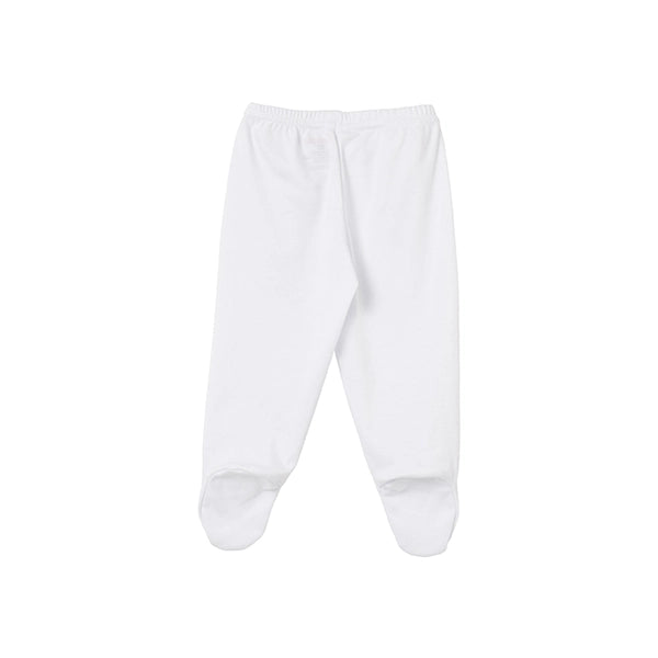 Pantalón bebe algodón con pie