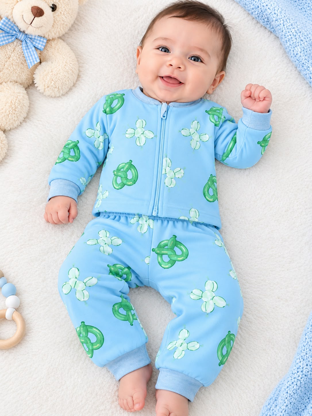 Pijama estampada 2 piezas para bebé