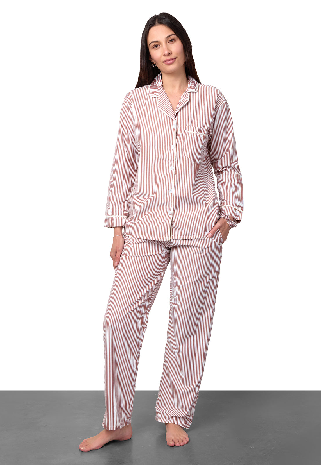 Pijama mujer fresca clásica