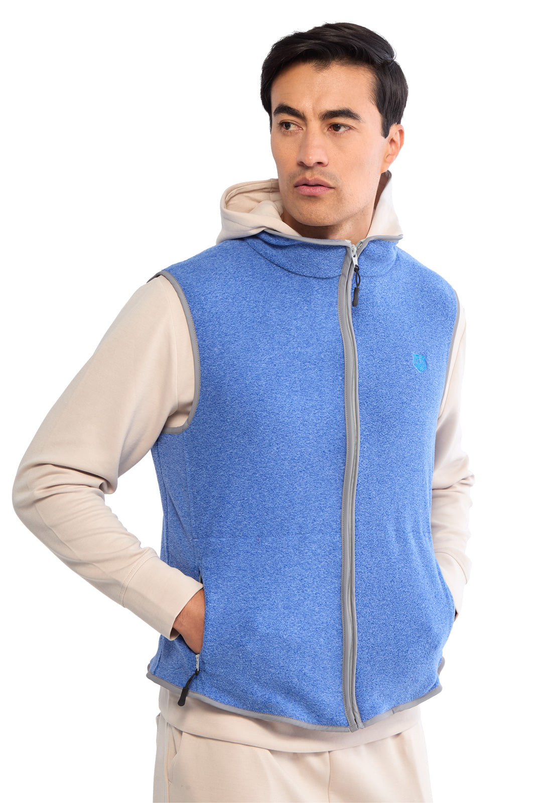 chaleco termico hombre fleece