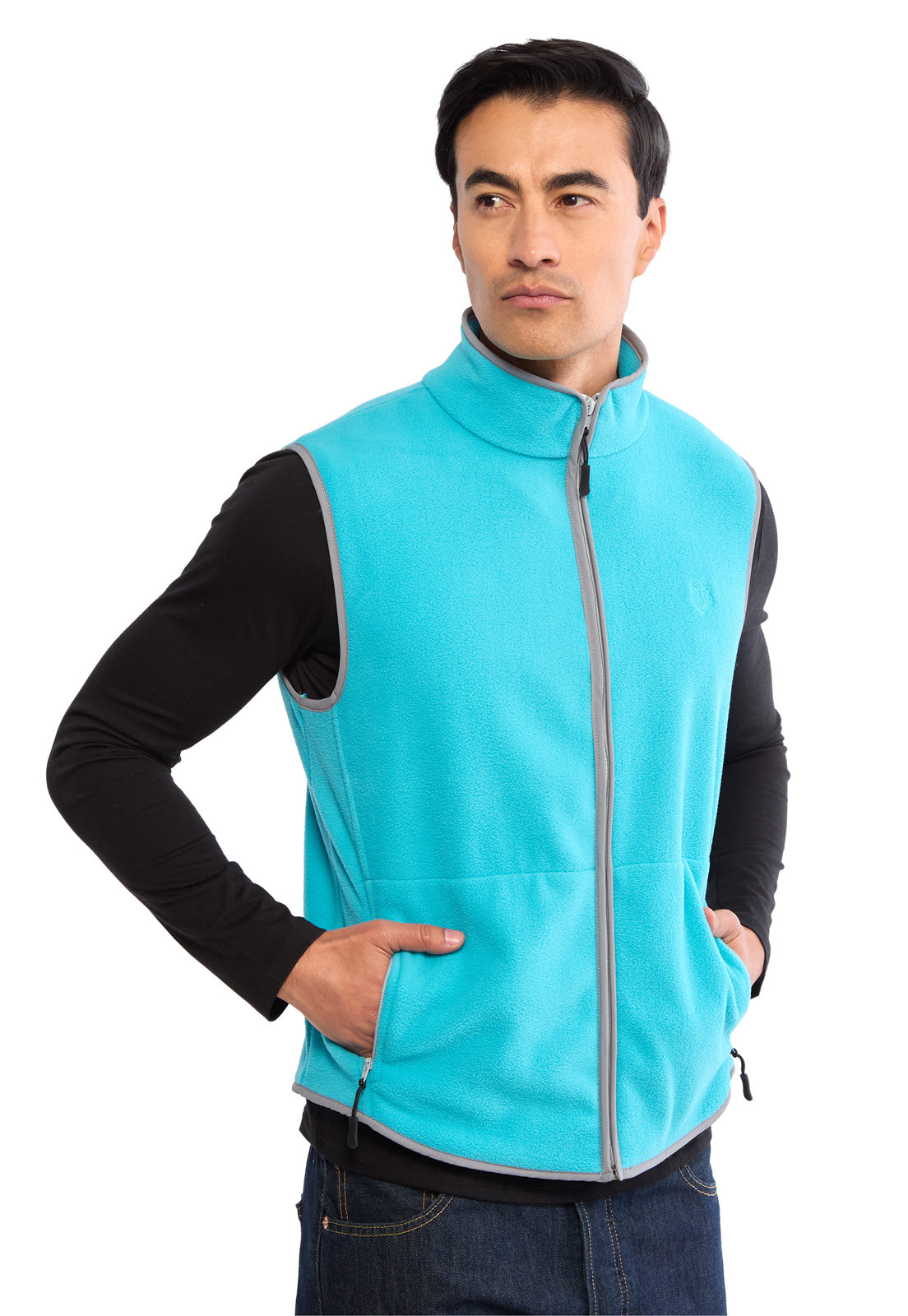 chaleco termico hombre fleece