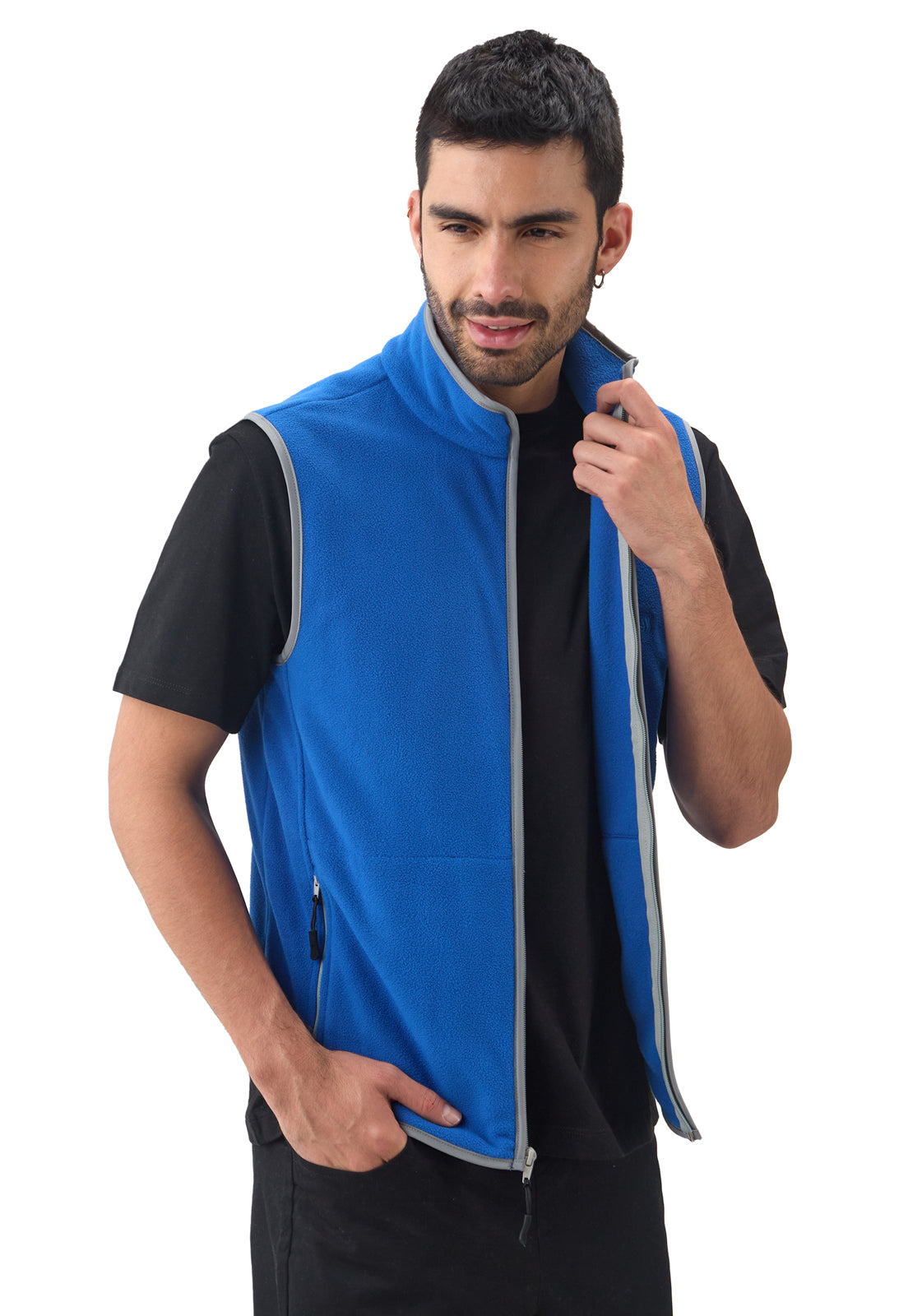 chaleco termico hombre fleece