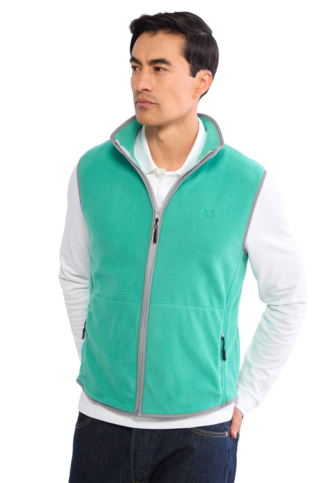 chaleco termico hombre fleece