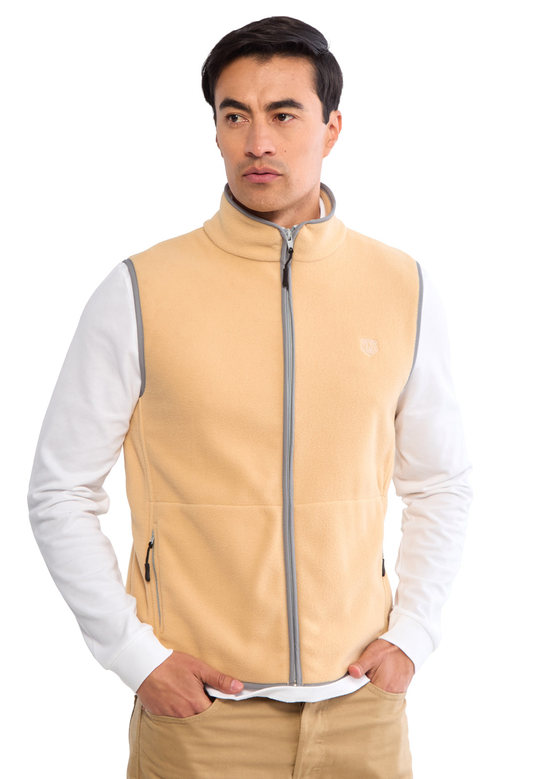 chaleco termico hombre fleece