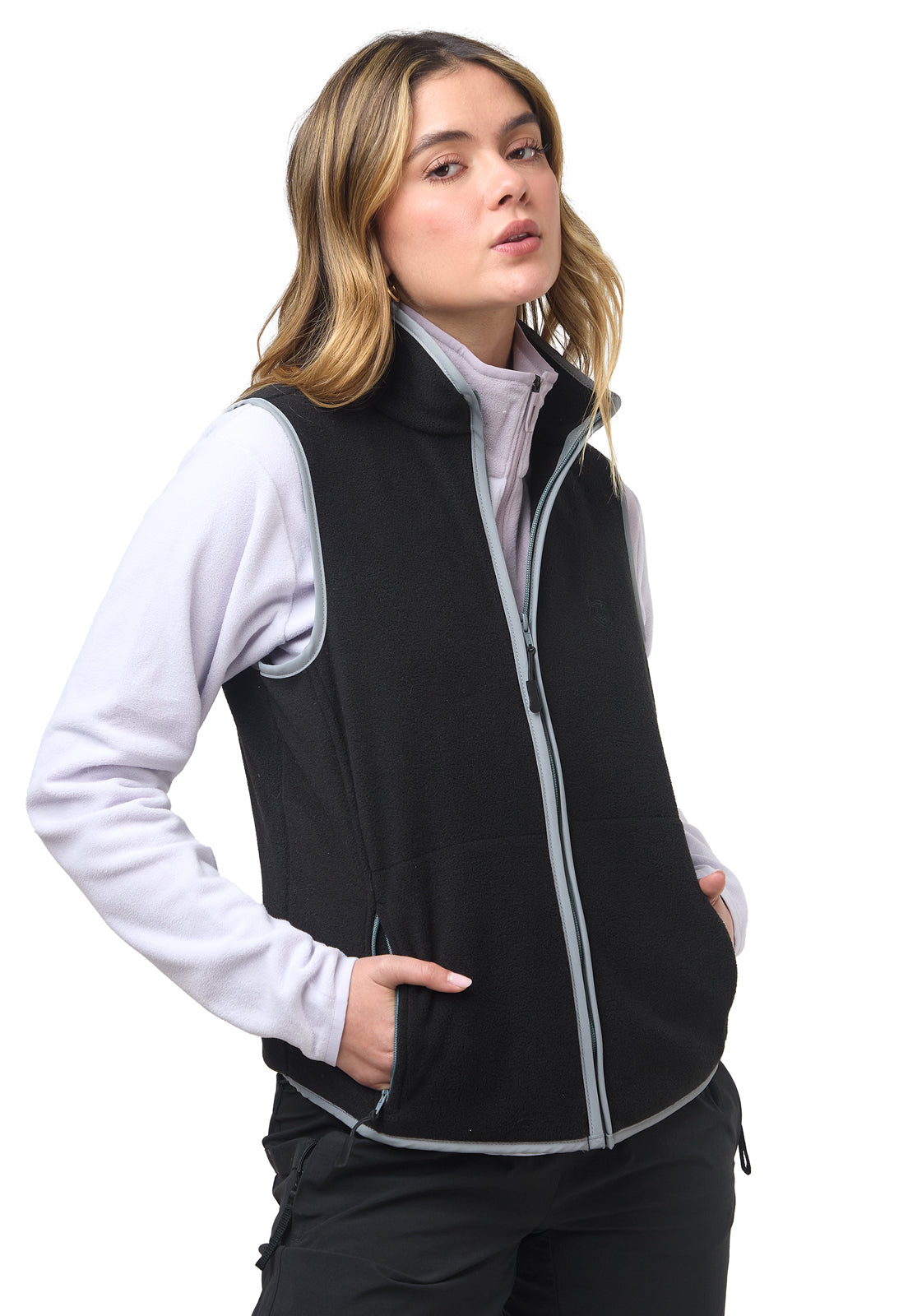 chaleco termico mujer fleece