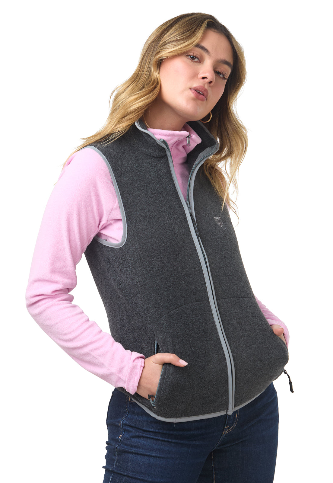 chaleco termico mujer fleece