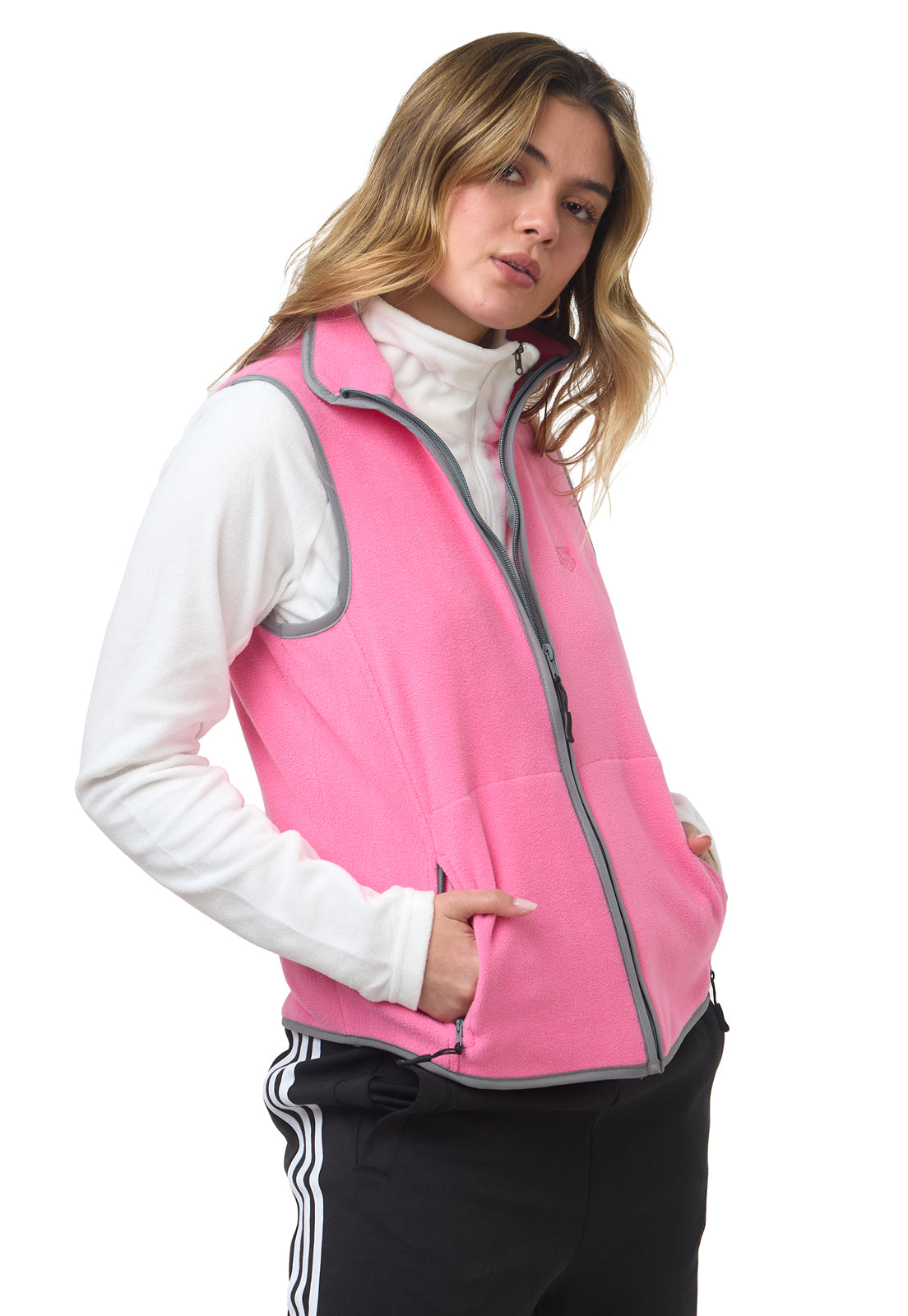 chaleco termico mujer fleece