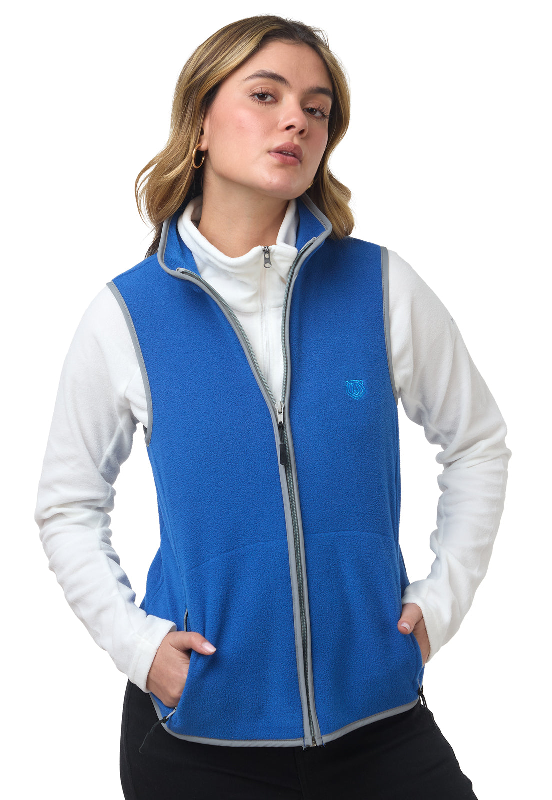 chaleco termico mujer fleece