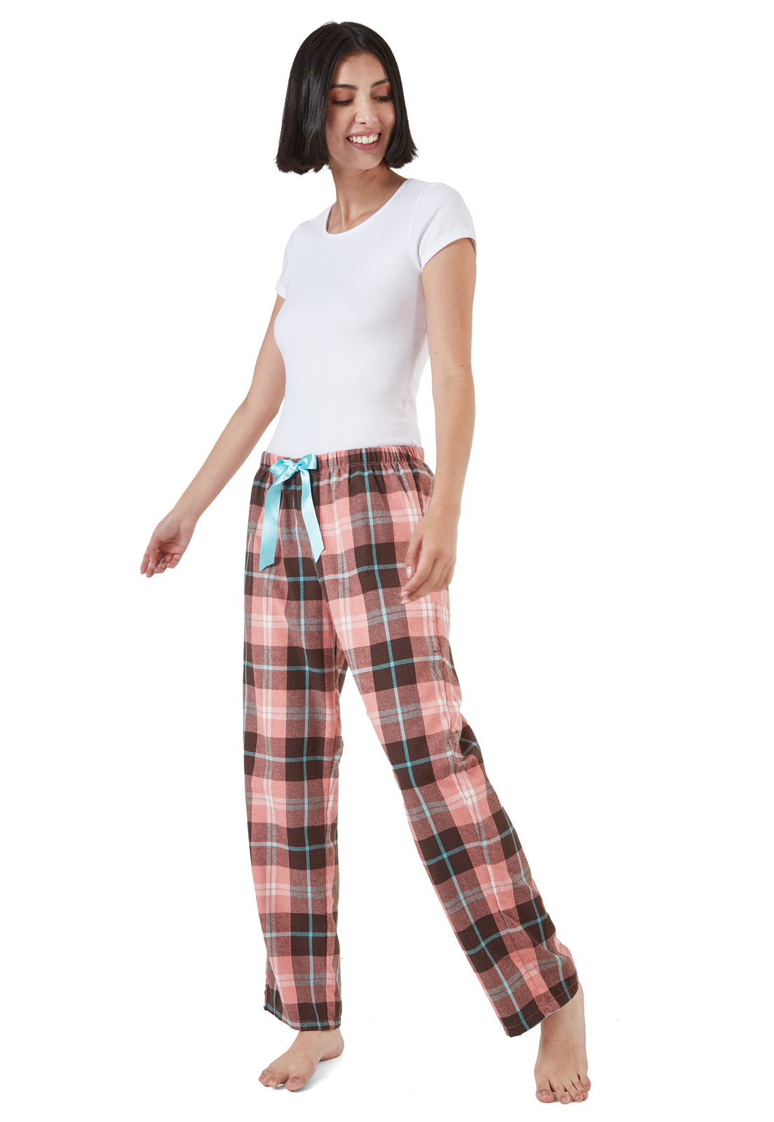 pantalón mujer cuadros dulce abrigo