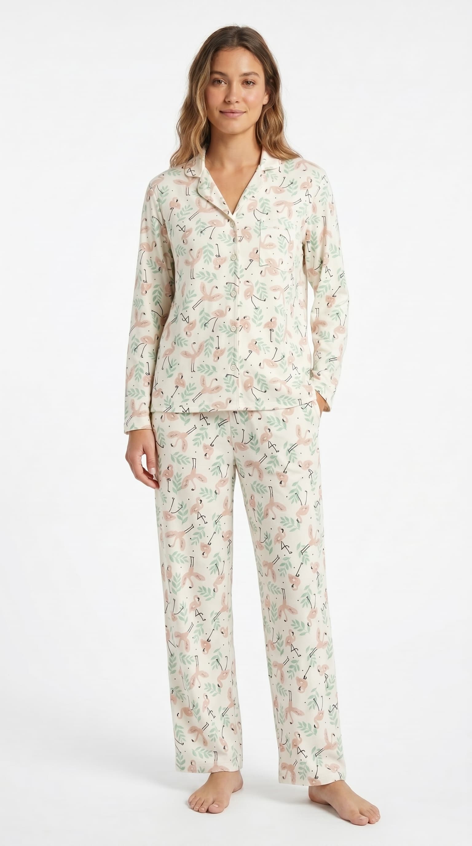 Pijama mujer clásica algodón