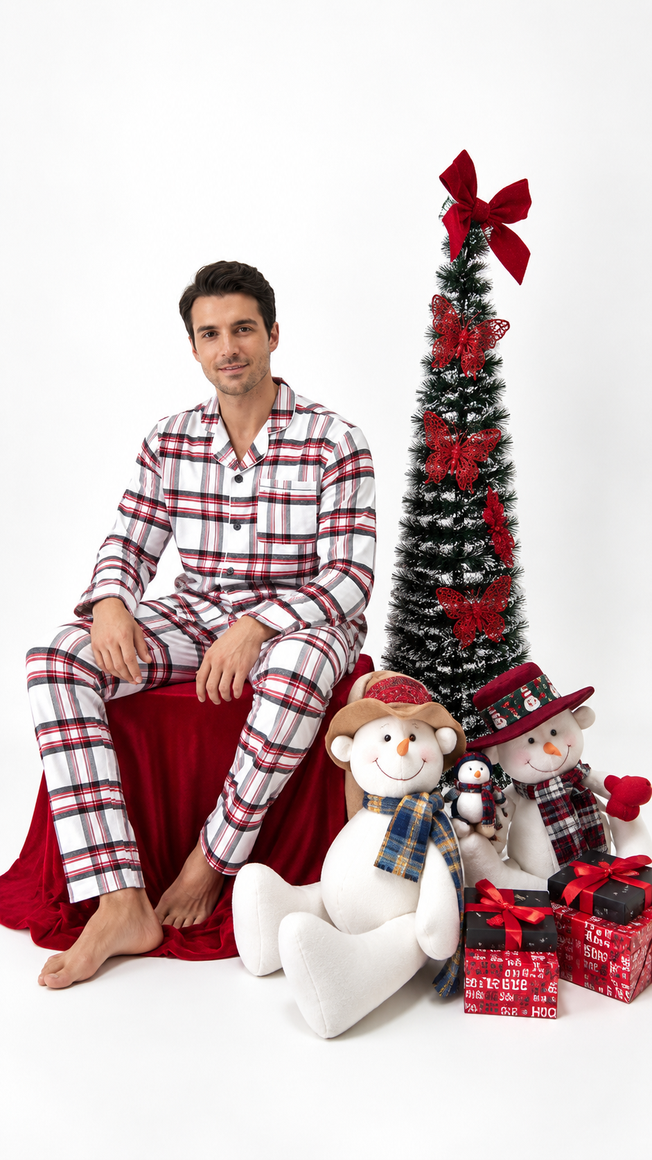 Pijama hombre cuadros térmica | Navidad