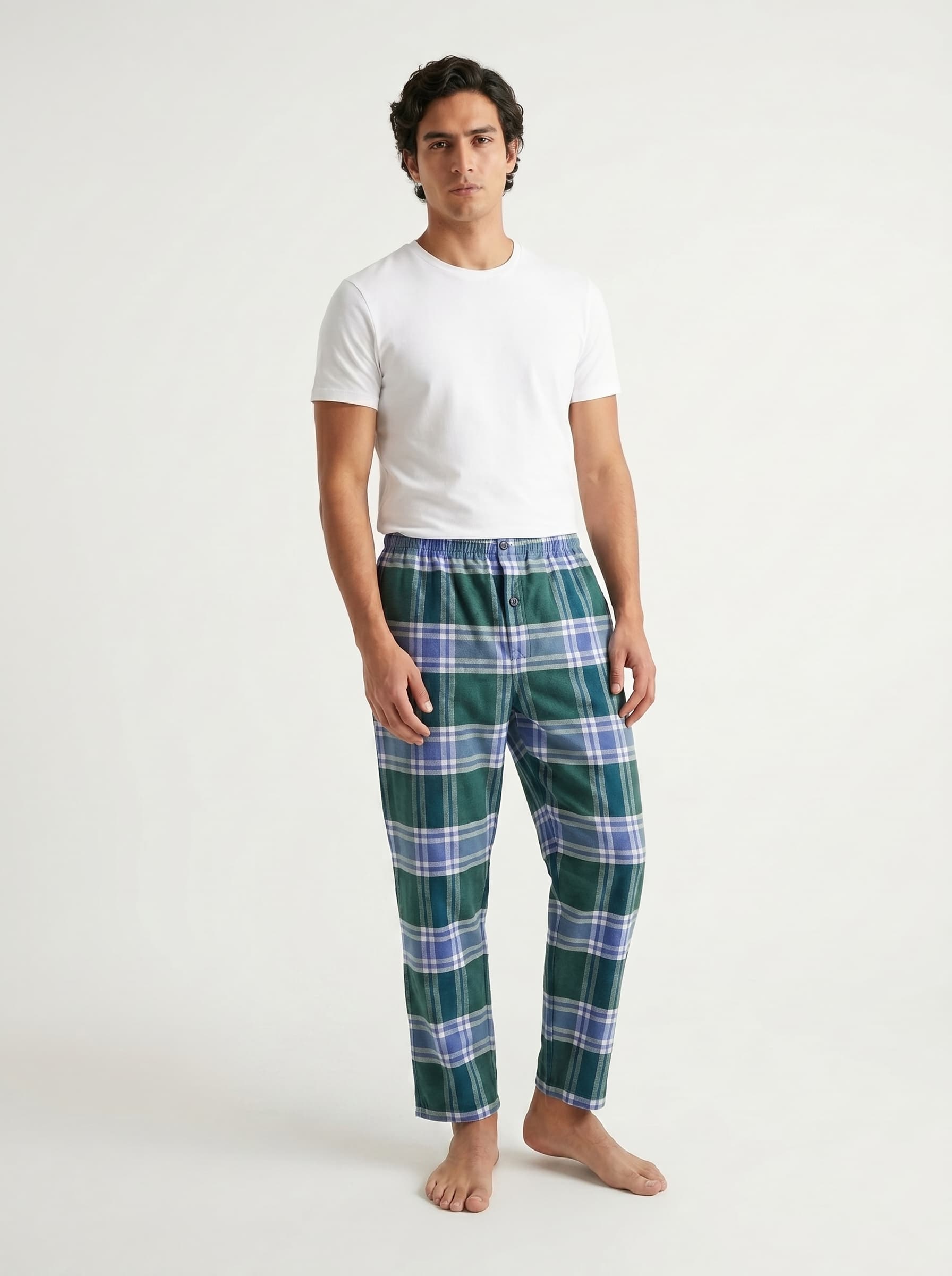 pantalon hombre cuadros dulce abrigo