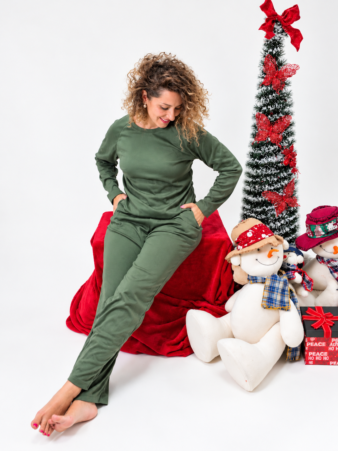Pijama mujer manga larga Algodón | Navidad
