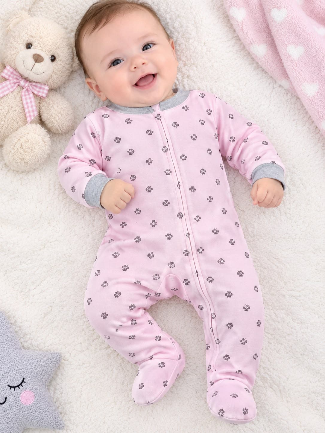 Pijama bebé térmica Poli-Algodón niño