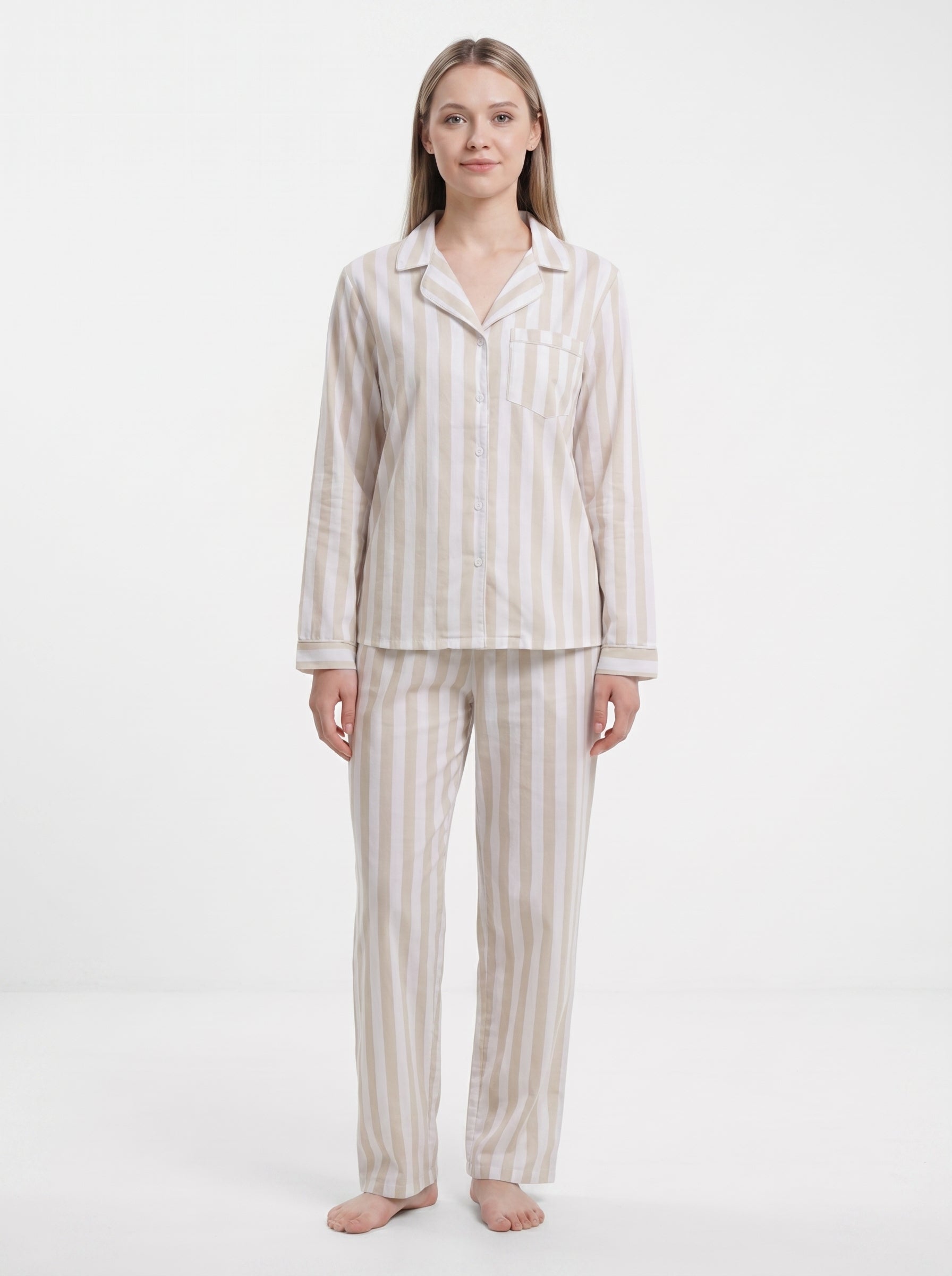 Pijama mujer fresca clásica