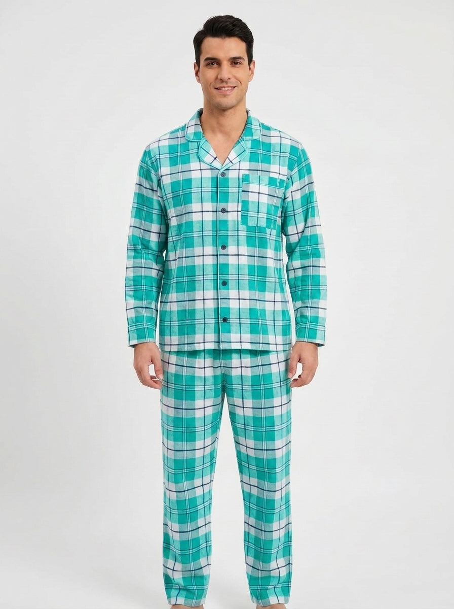 Pijama hombre cuadros térmica