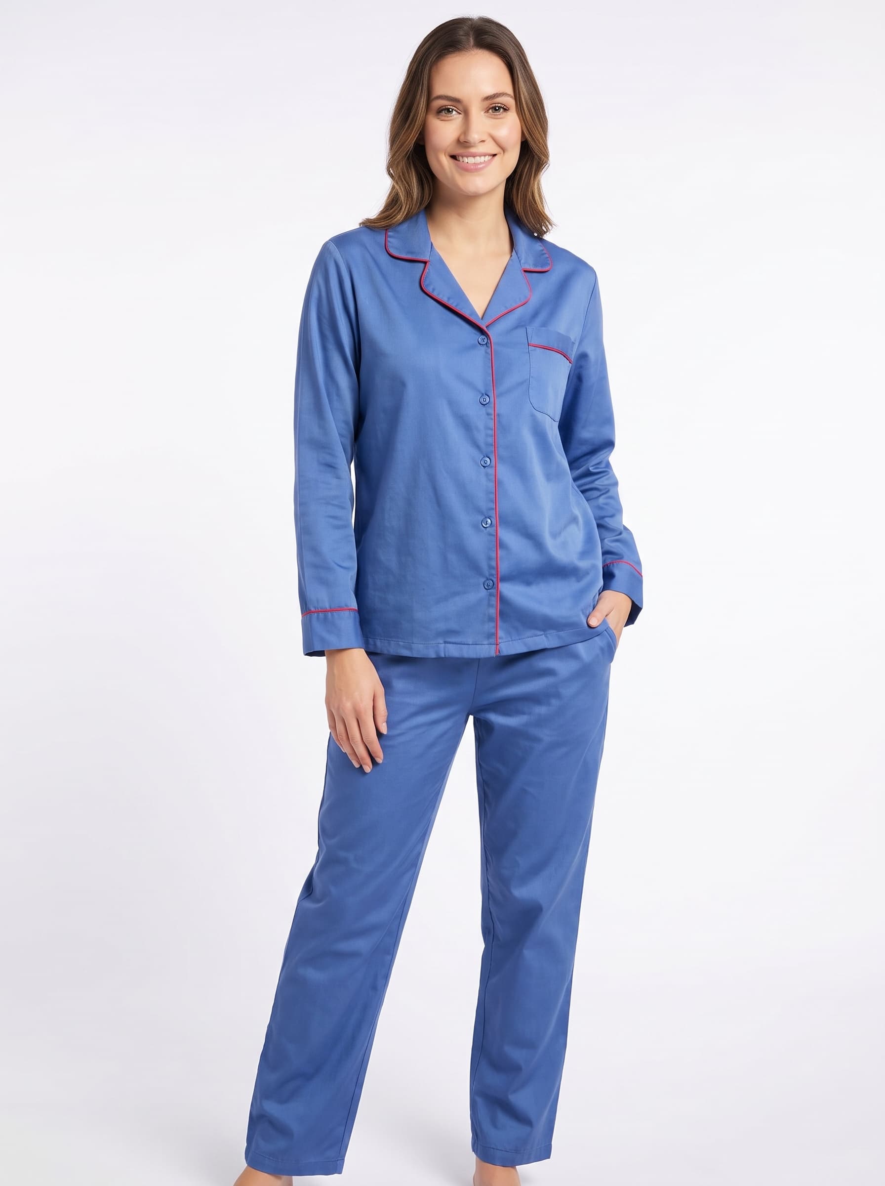 Pijama mujer fresca clásica