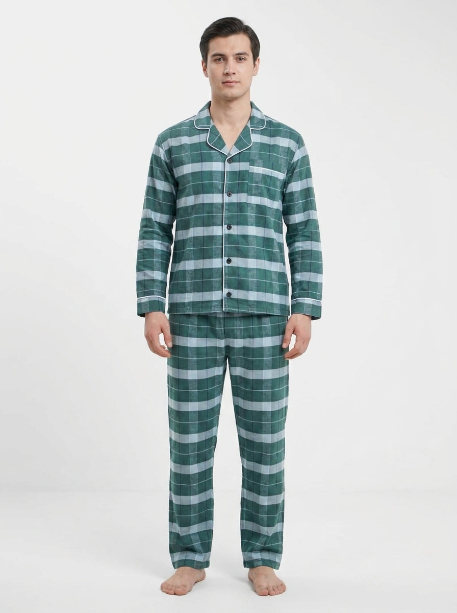 Pijama hombre cuadros térmica