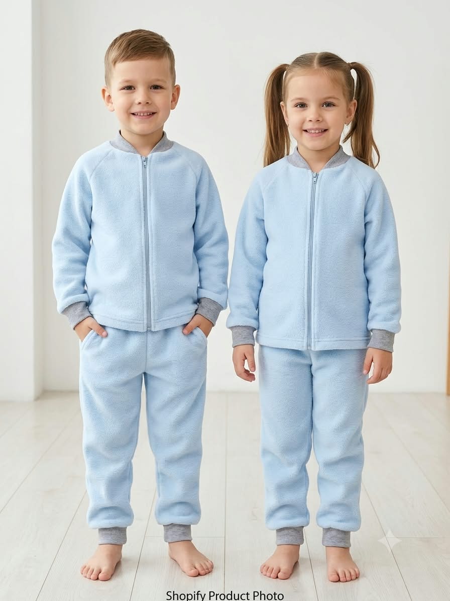 Pijama térmica unisex fleece niño