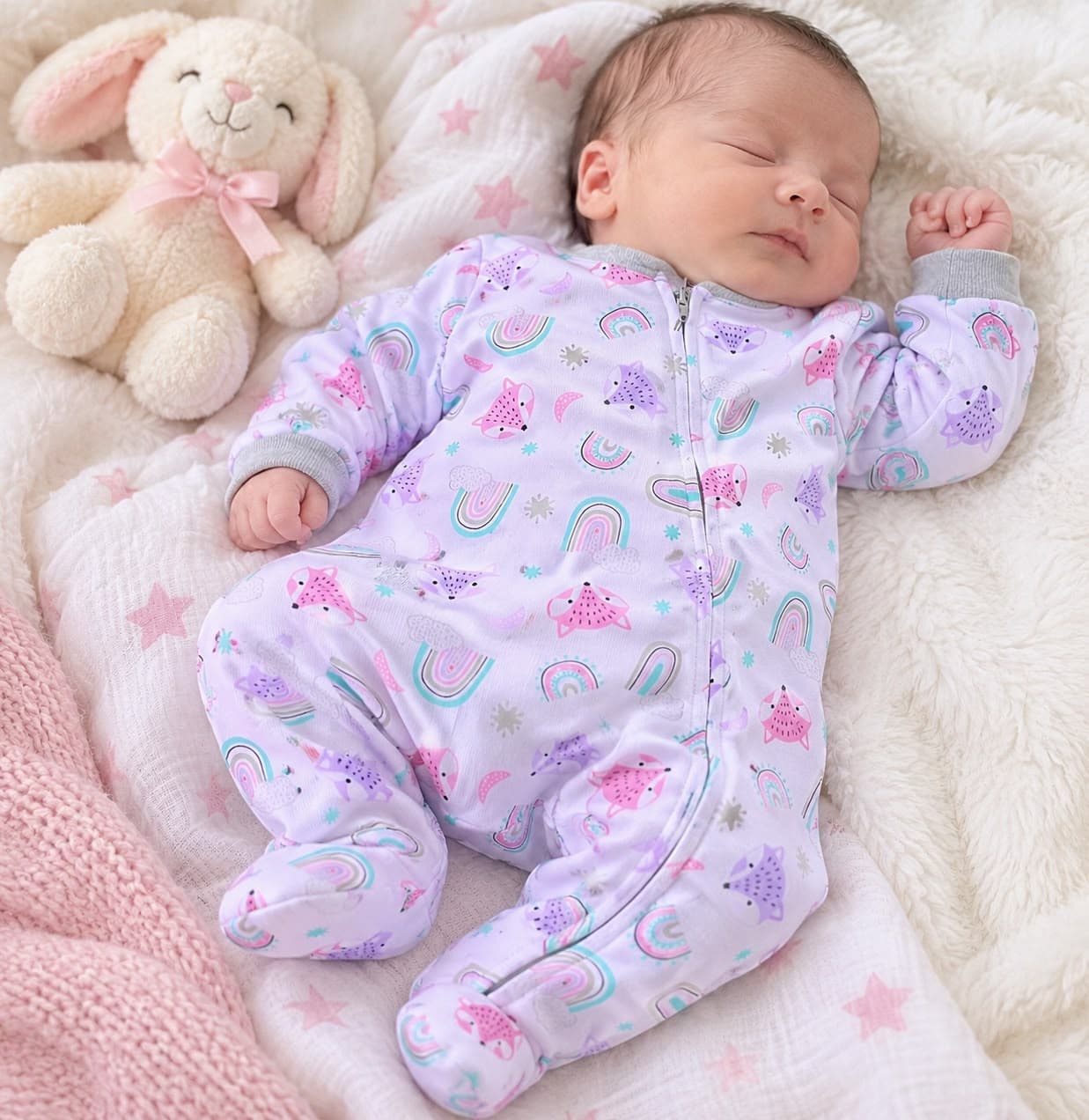 Pijama bebé térmica Poli-Algodón niño