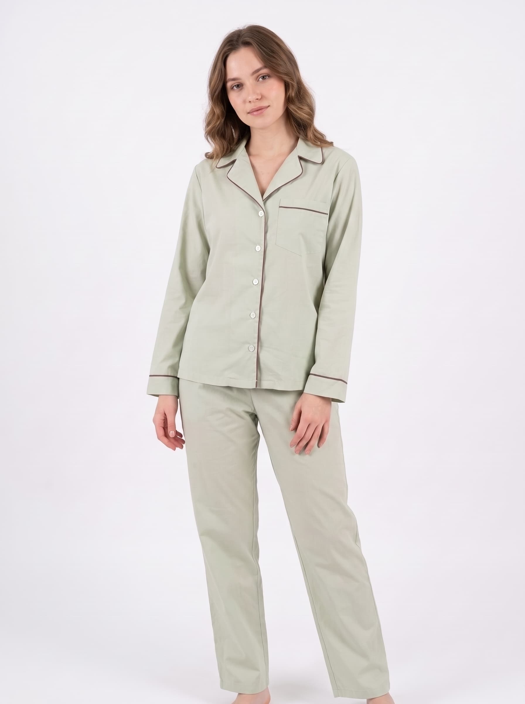 Pijama mujer fresca clásica