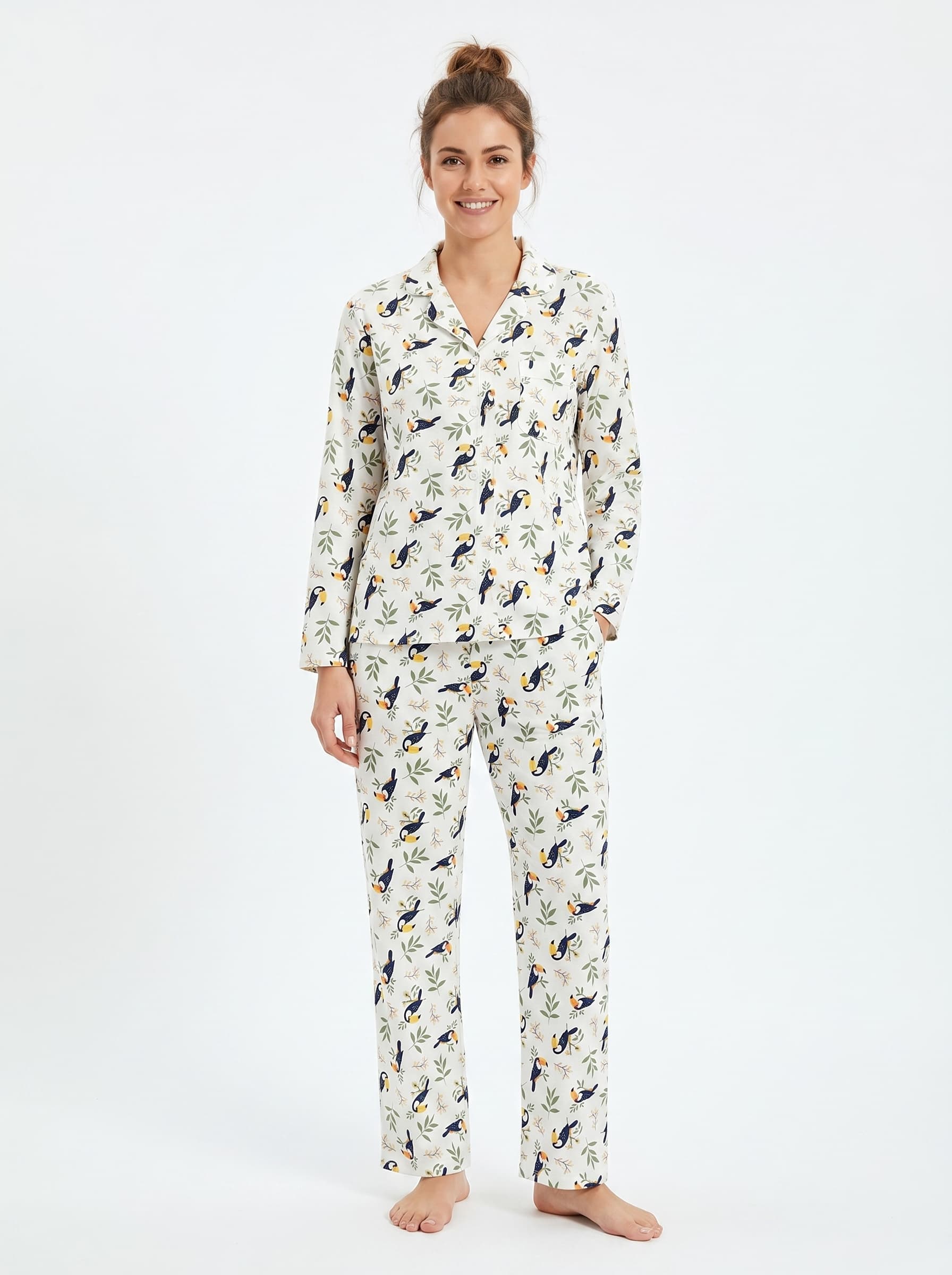 Pijama mujer clásica algodón