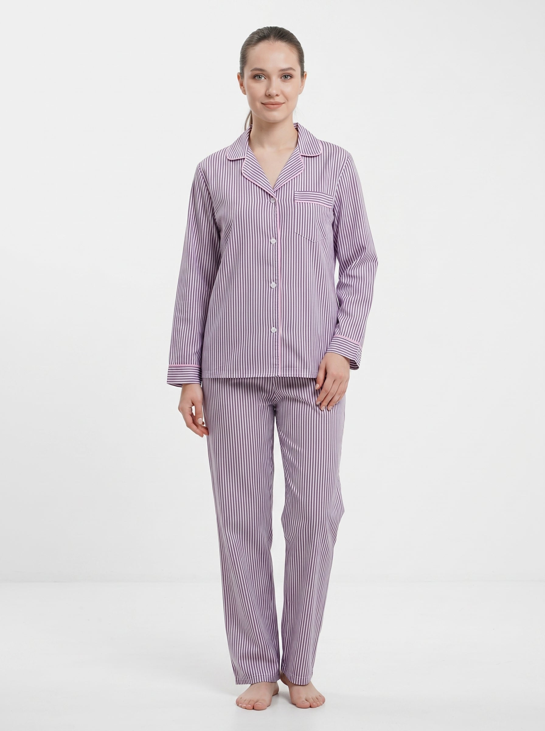 Pijama mujer fresca clásica