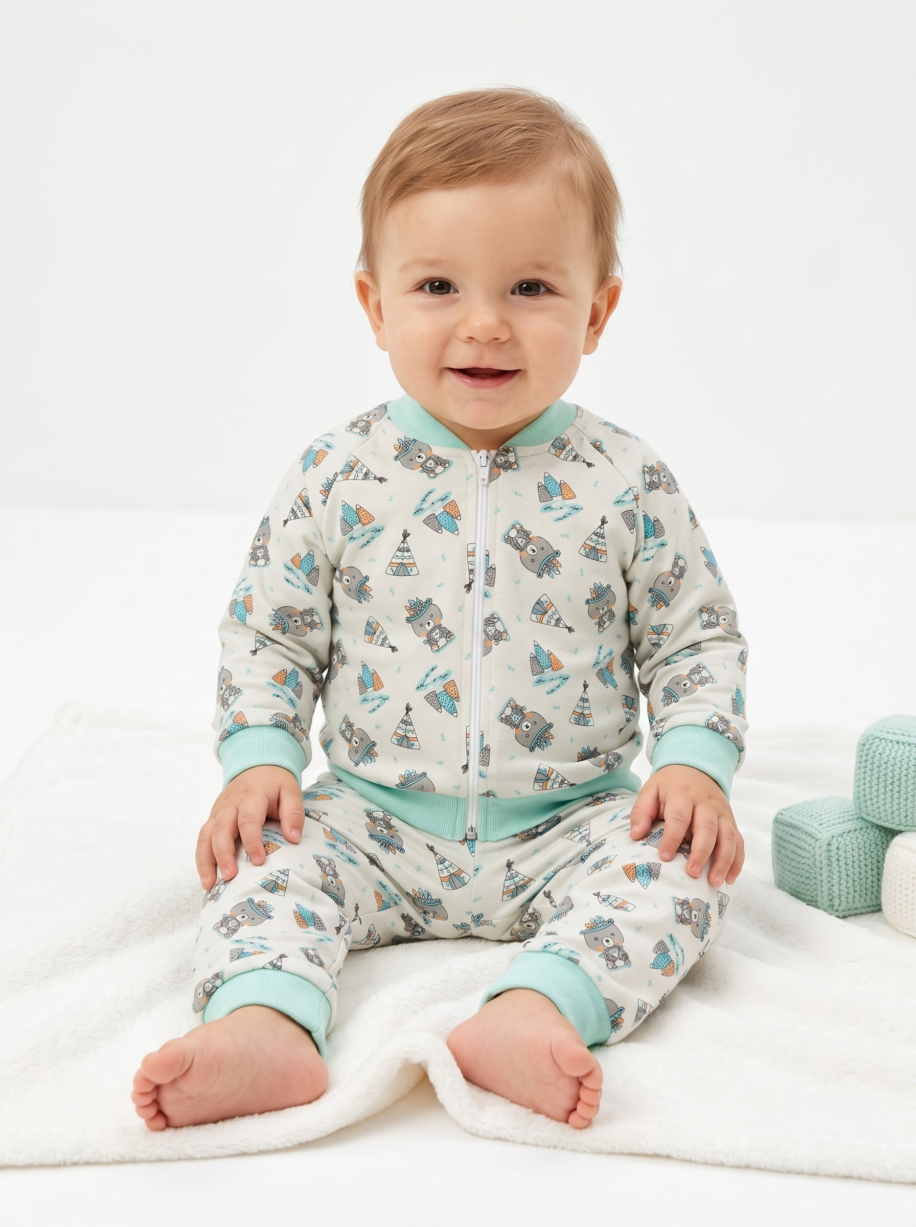 Pijama térmica algodón niña
