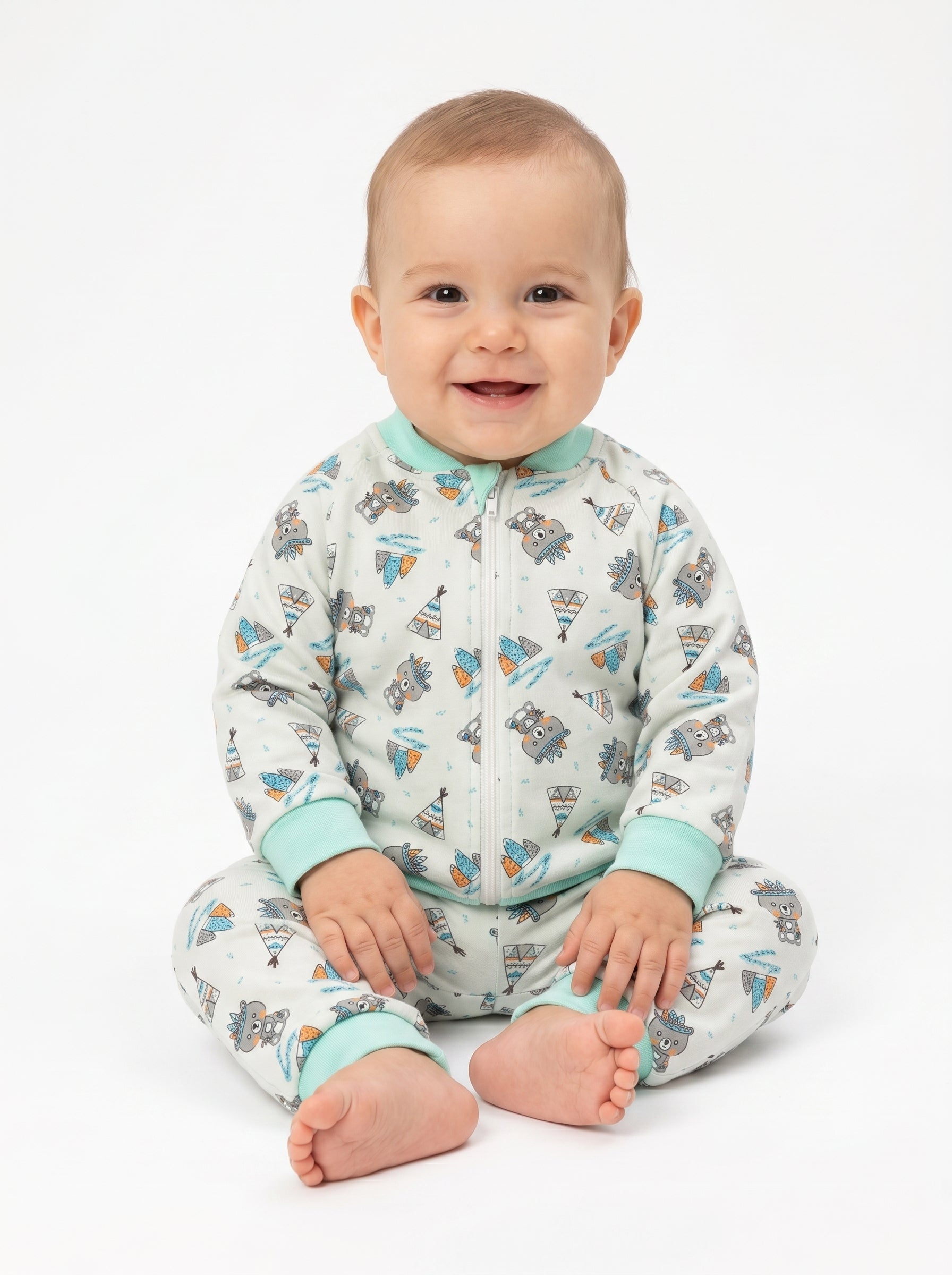 Pijama térmica algodón niño