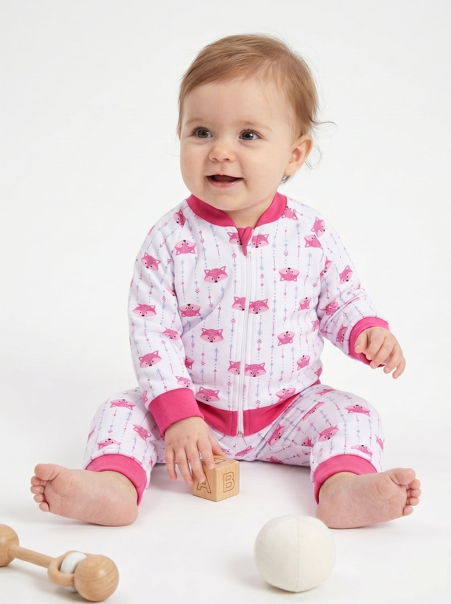 Pijama térmica algodón niña