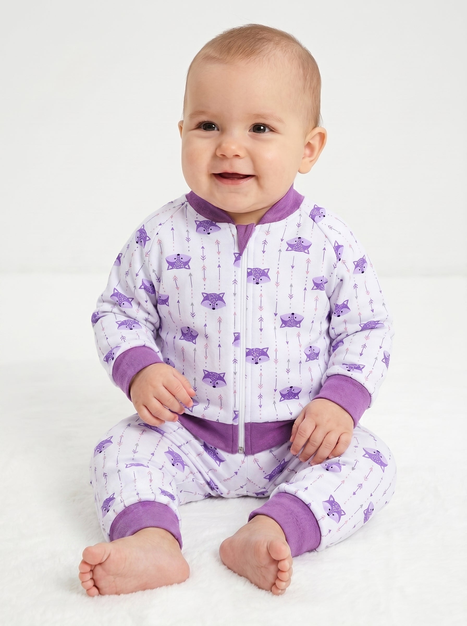 Pijama térmica algodón niña
