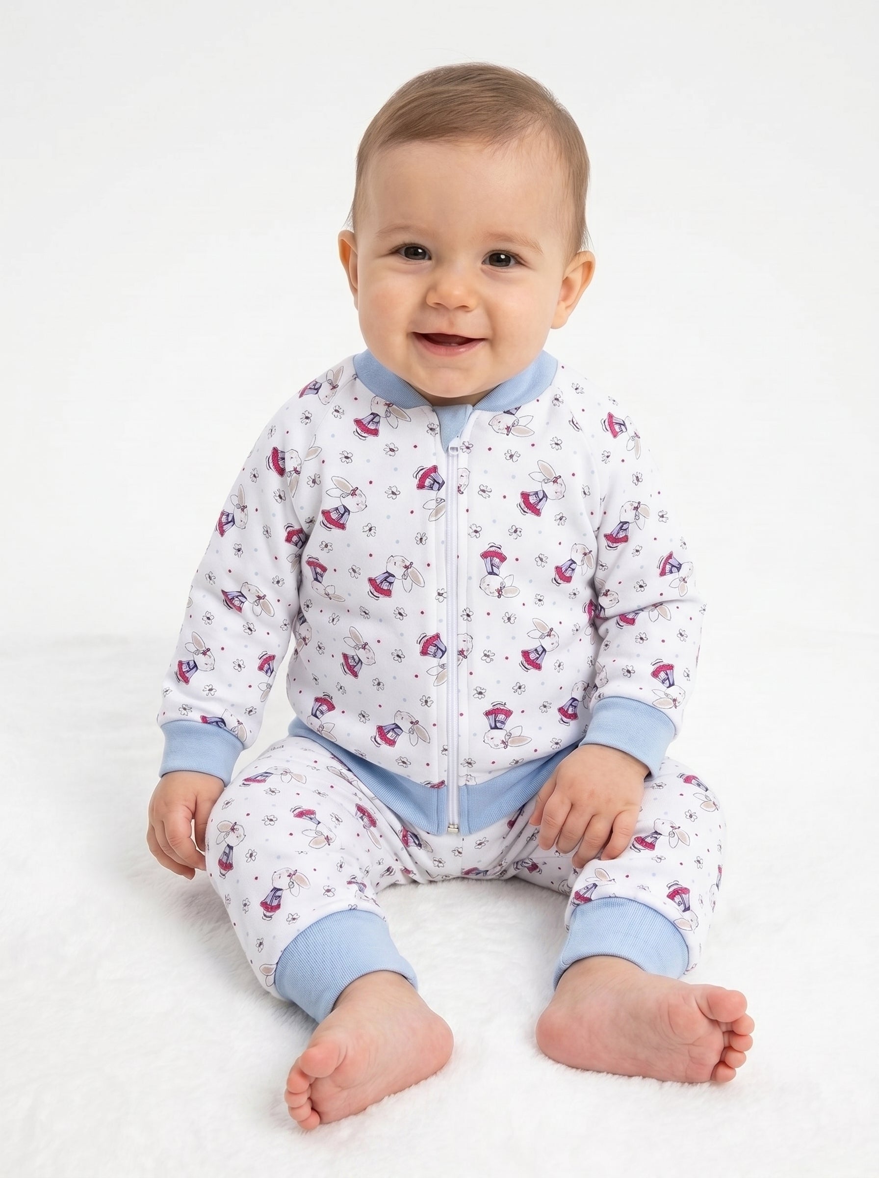 Pijama térmica algodón niña