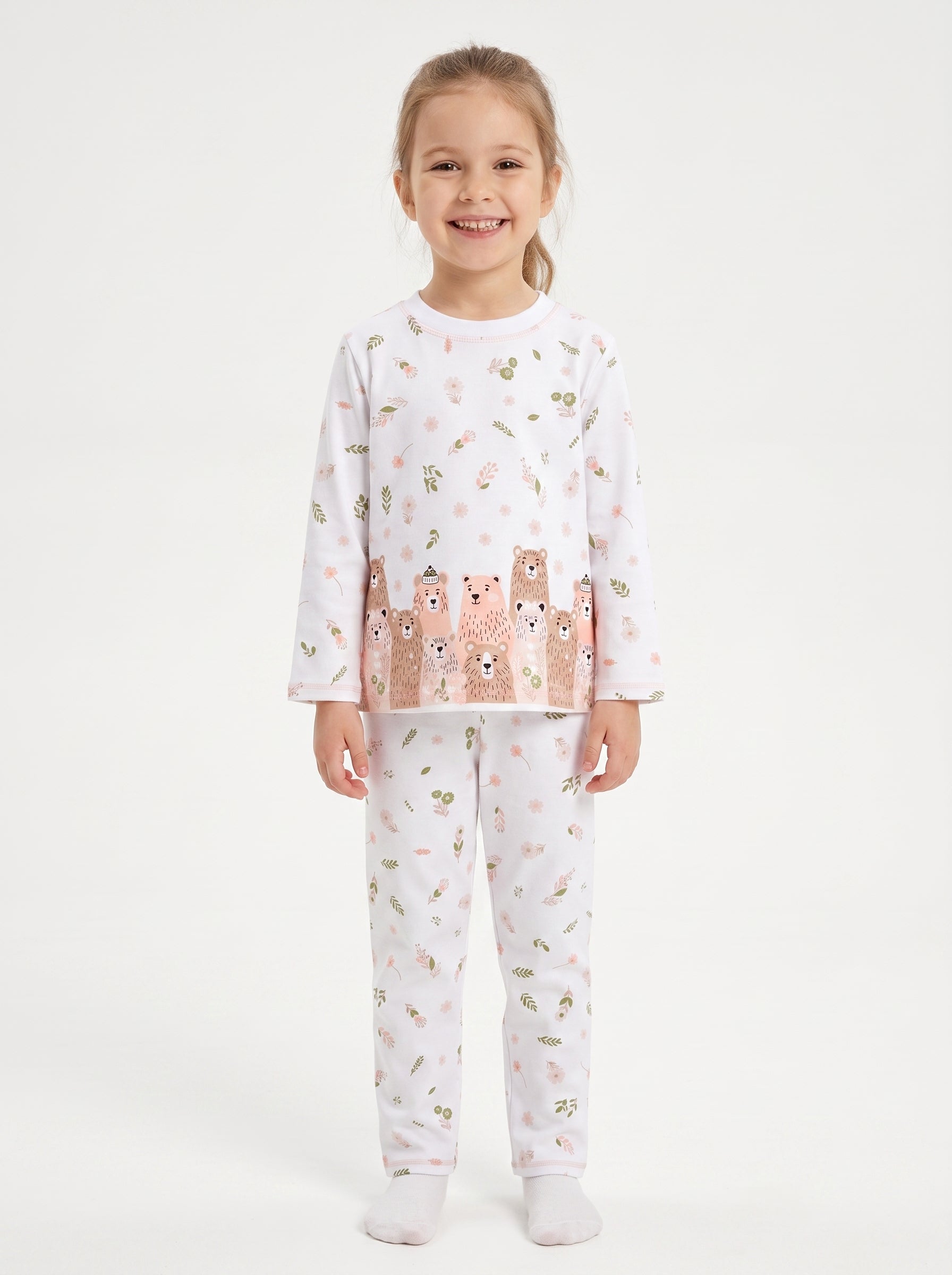 Pijama niña térmica en algodón