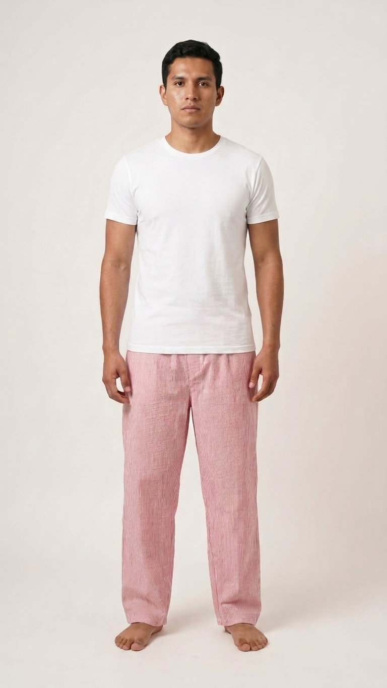 pantalón hombre pijama fresco