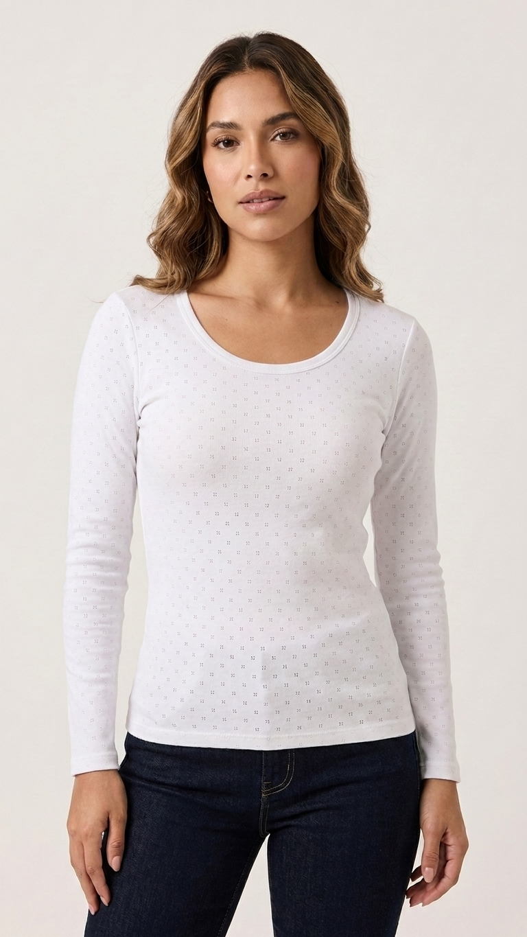 Camiseta mujer térmica algodón