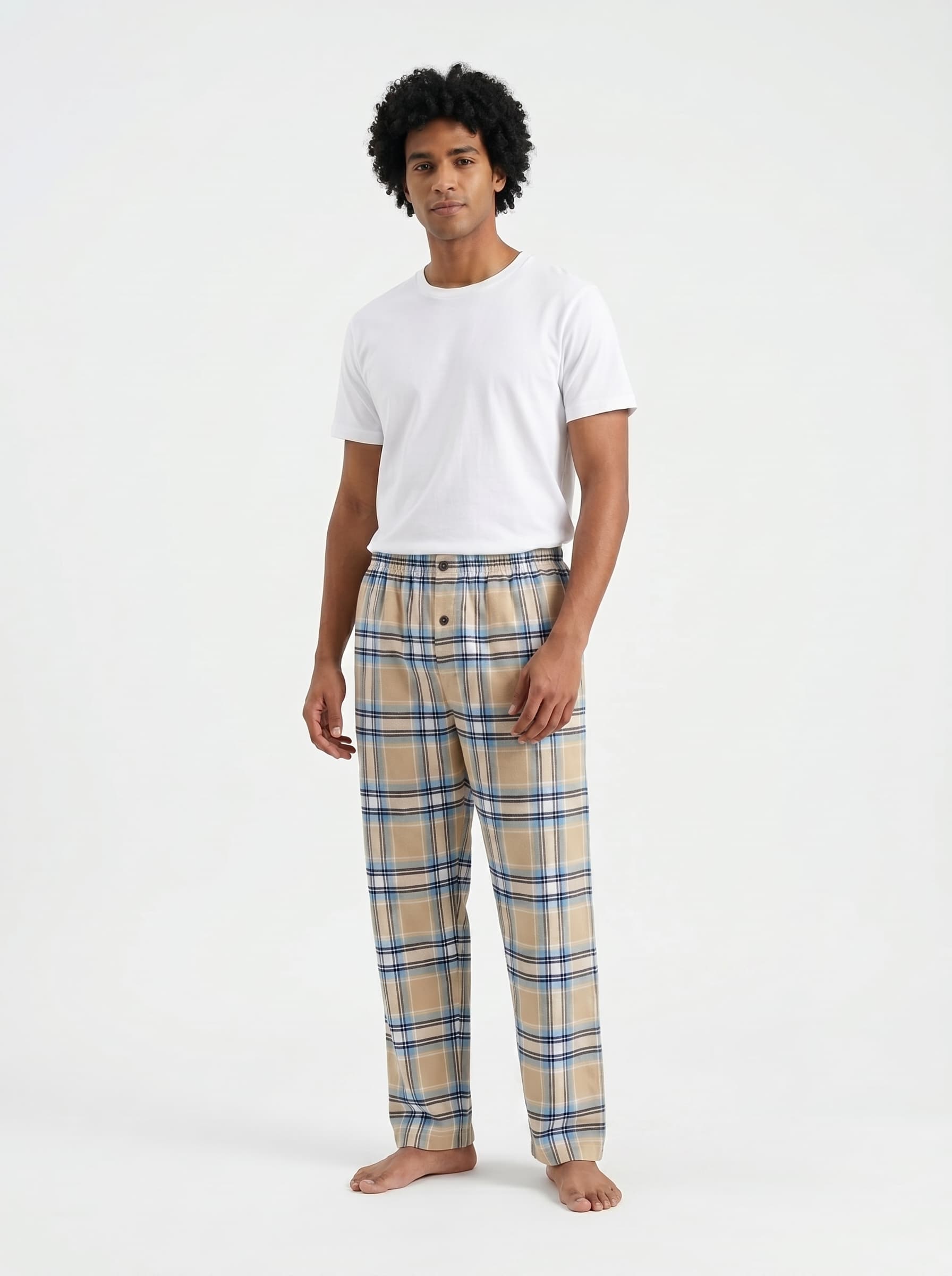 pantalon hombre cuadros dulce abrigo