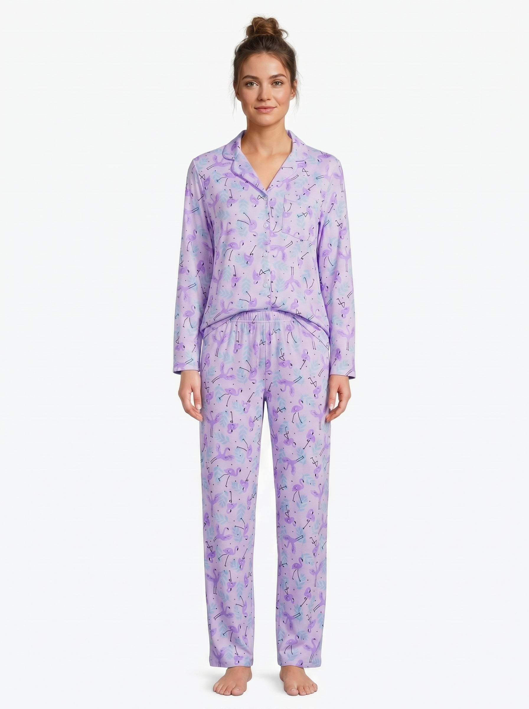 Pijama mujer clásica algodón