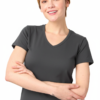Camiseta Mujer Essential Gris Oscuro