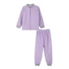 Pijama Junior Unisex Térmica Polar Lila