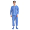 Pijama Hombre Térmica Polar Azul Jaspe