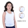 Combo X3 Camiseta Esqueleto Niña