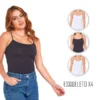 Combo X4 Camiseta Esqueleto Mujer Tiras