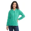 Hoodie Térmico Mujer Nevado del Cocuy Verde Menta Oscuro