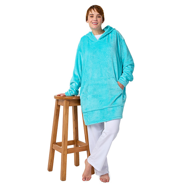 Hoodie Térmico Unisex Adulto Monserrate Turquesa